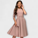 Xiana | Vestido evasé elegante