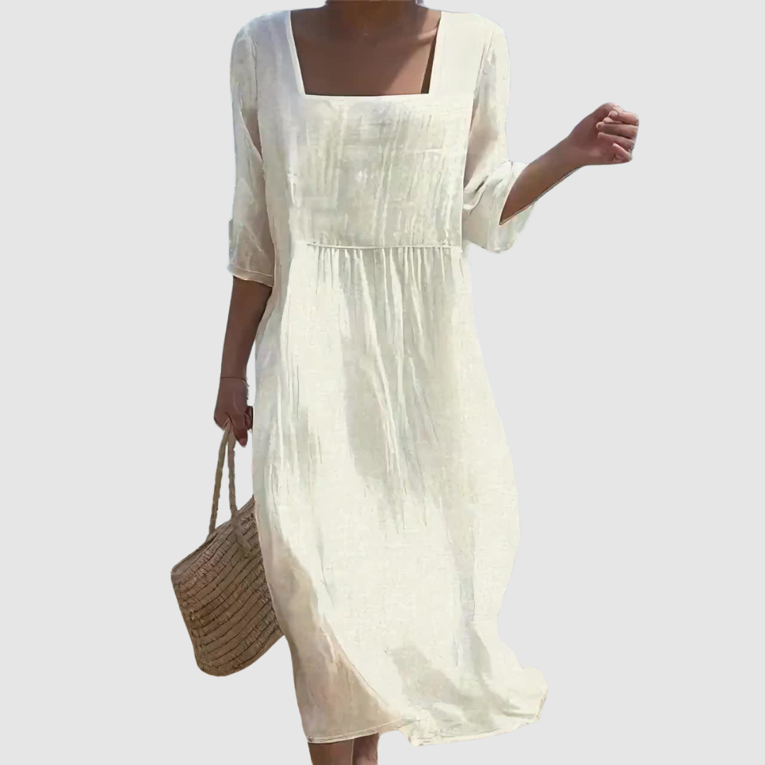 Yaiza | Vestido de lino informal