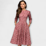 Yanira | Vestido elegante a la rodilla