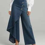 Yolanda | Pantalón vaquero cruzado