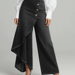 Yolanda | Pantalón vaquero cruzado