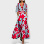 Zulema | Un vestido de flores entallado y elegante