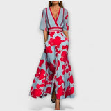 Zulema | Un vestido de flores entallado y elegante